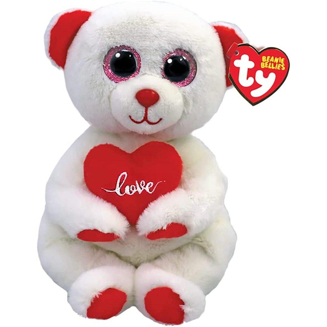 Photos - Soft Toy Ty Desi Valentines Bear 