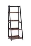 H&O Direct 4-Tier Wooden Open Shelf Ladder Bookcase thumbnail 1