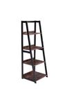 H&O Direct 4-Tier Wooden Open Shelf Ladder Bookcase thumbnail 4
