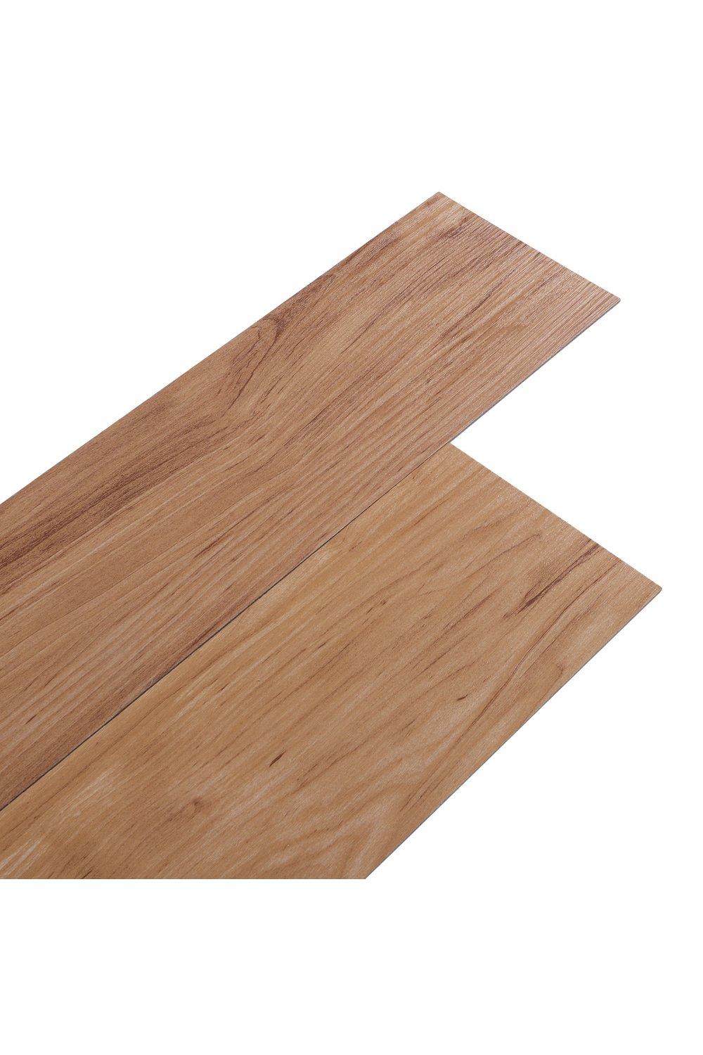 36Pcs PVC Wooden Self-adhesive Laminate Flooring Planks