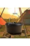 Living and Home Cast Iron Camp Oven Pot with Legs for Outdoor Camping thumbnail 2