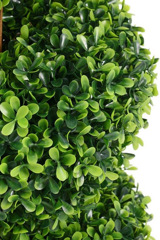 Living and Home 2 Pack 90CM Artificial Topiary Spiral Boxwood Tree Fake Plant 4