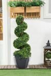 Living and Home 2 Pack 90CM Artificial Topiary Spiral Boxwood Tree Fake Plant thumbnail 6