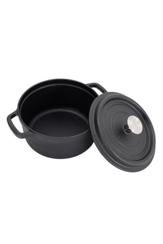 Living and Home Mini Cast Iron Dutch Pot with Lid 4