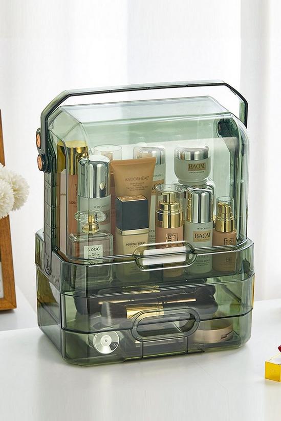 SHEONLY Clear Cosmetic Drawer Case Skincare Organizer Box Gift Set 1