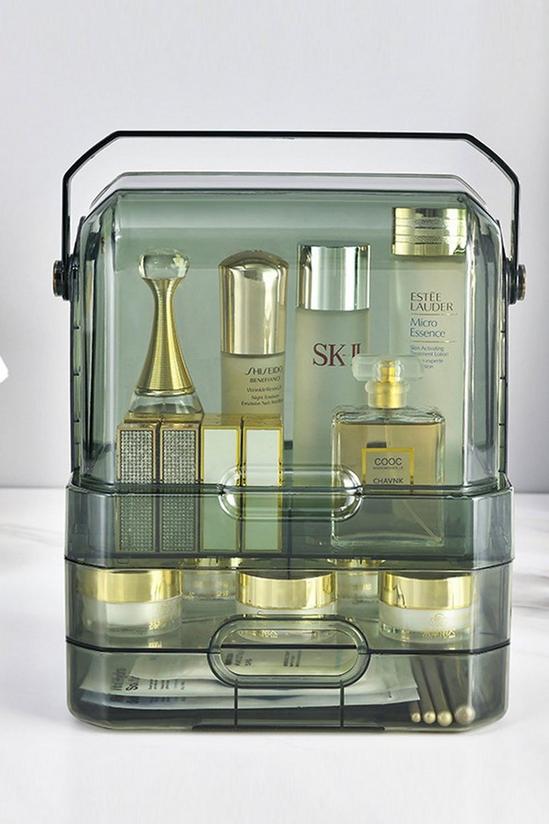 SHEONLY Clear Cosmetic Drawer Case Skincare Organizer Box Gift Set 3