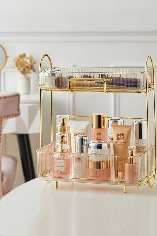 SHEONLY Dressing Table Large Makeup Cosmetic Organiser Rack Gift Set 6