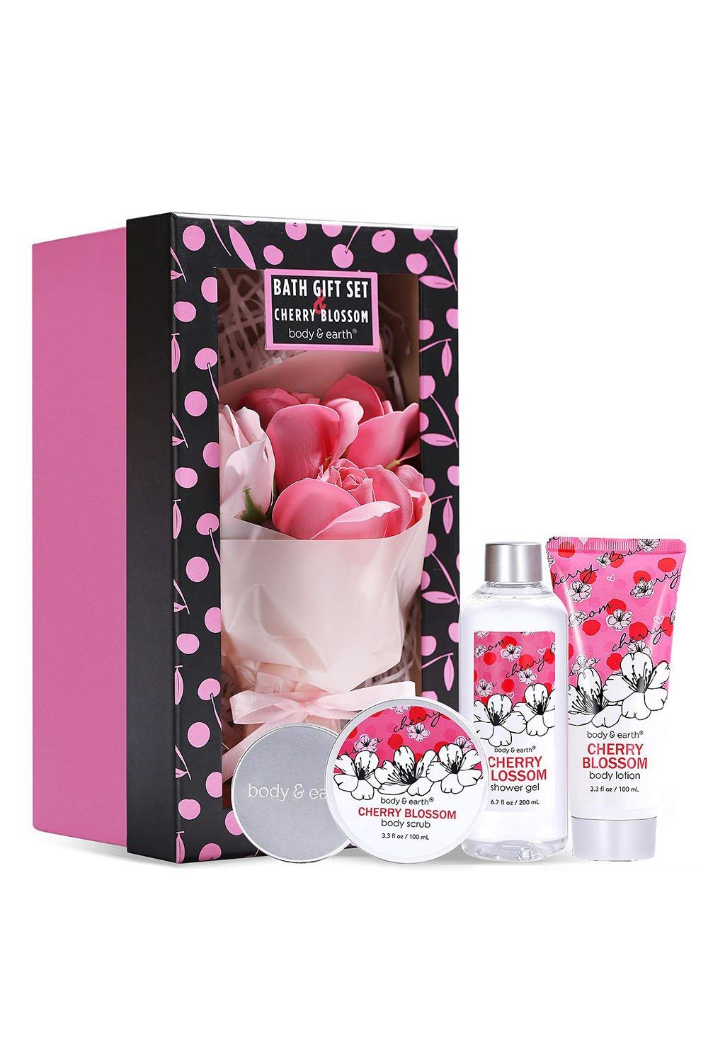 5 Pcs Cherry Blossom Bath Spa Gift Set
