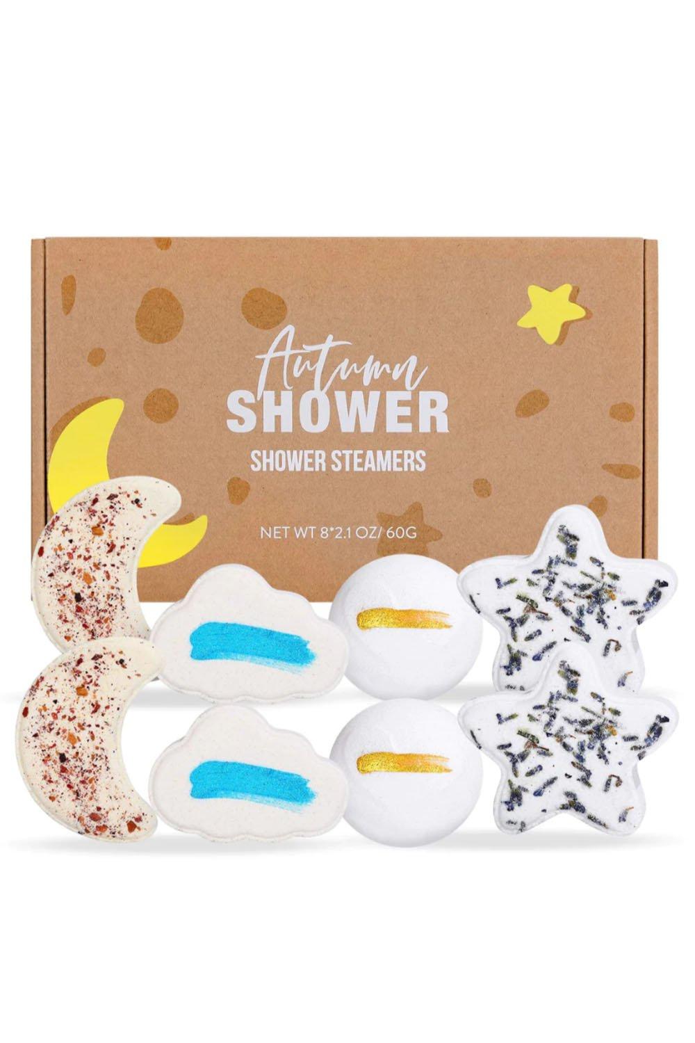 8Pcs Shower Bombs Aromatherapy Bath Gift Set