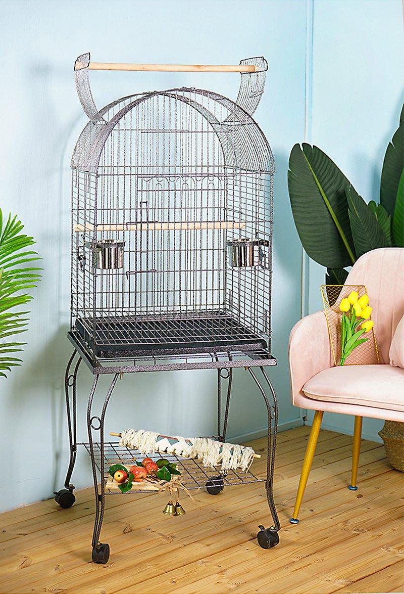 Dome Open Top Bird Cage for Parrots
