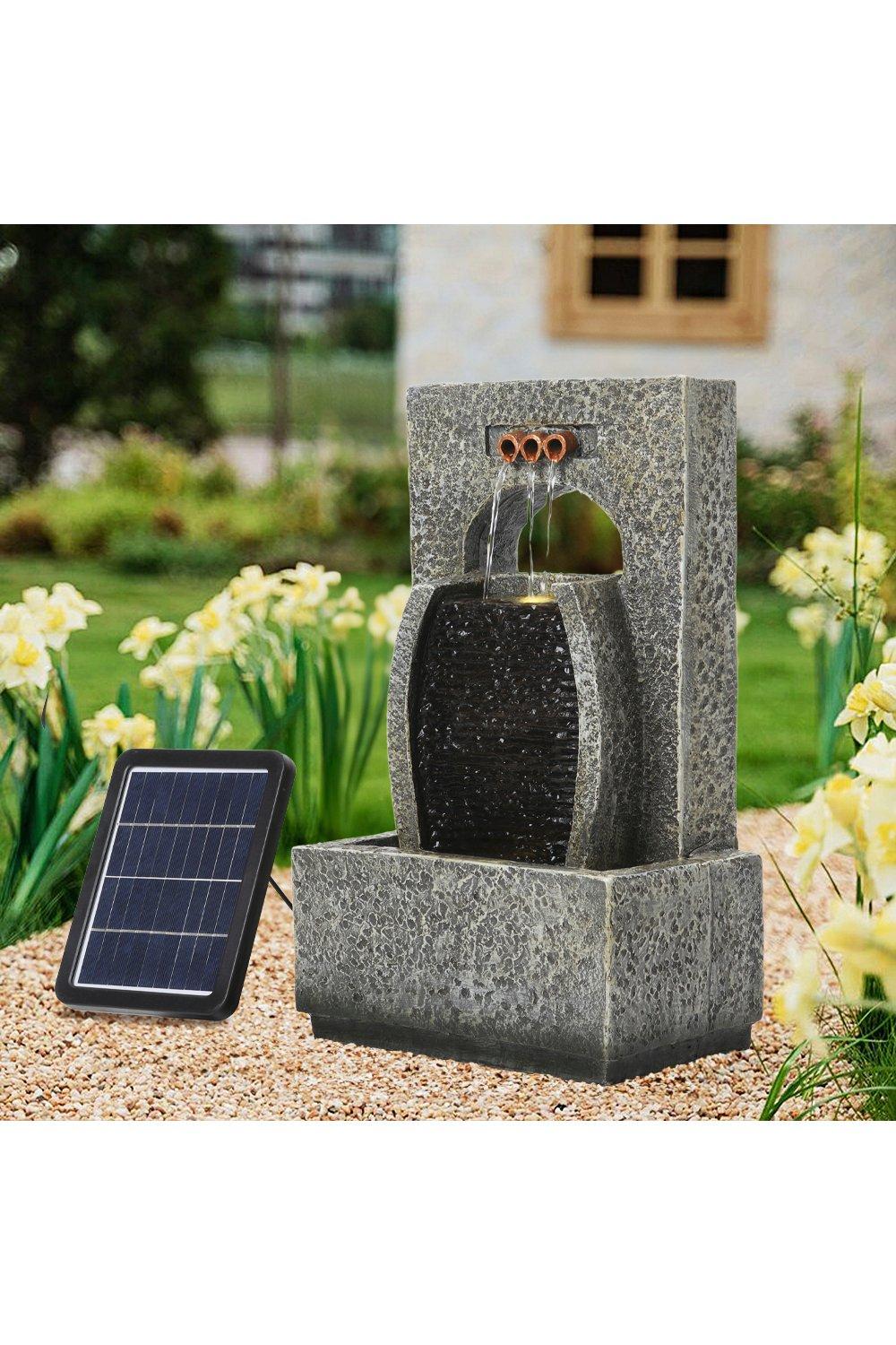 Creative Solar-Powered Outdoor Garden Water Fountain Decor