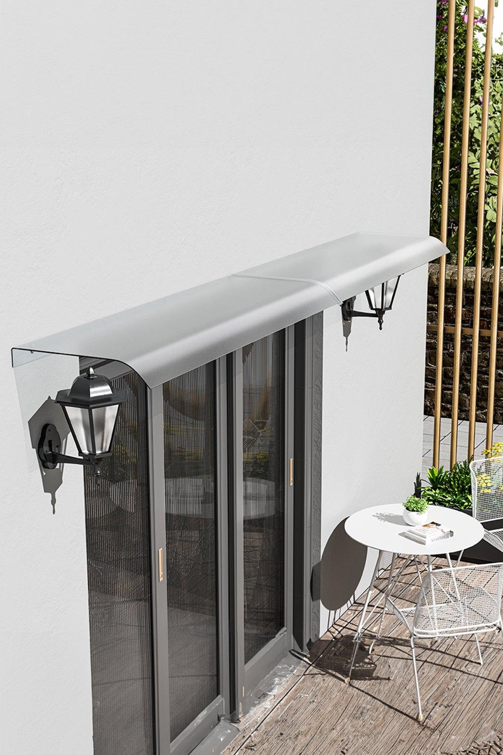 Frosted Window Door Awning Canopy