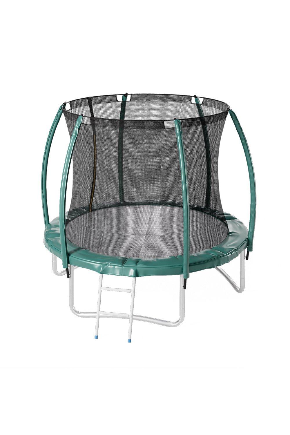 10FT Outdoor Enclosure Trampoline with Ladder