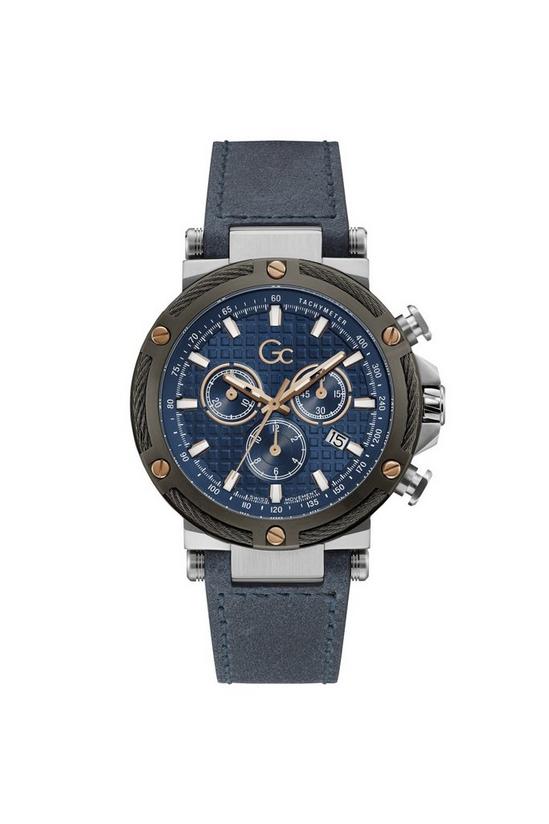 Gc Stainless Steel Luxury Analogue Quartz Watch - Y54013G7MF 1
