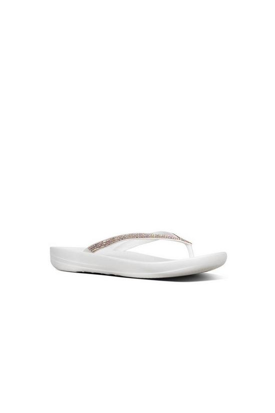 FitFlop 'iQUSHION Sparkle' TPU Toe Post Sandals 1