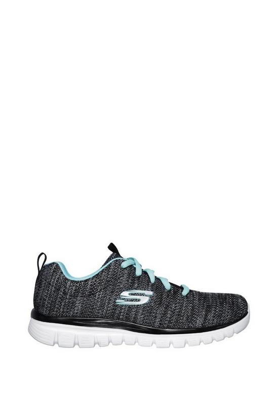 Skechers 'Graceful Twisted Fortune' Mesh Trainers 3