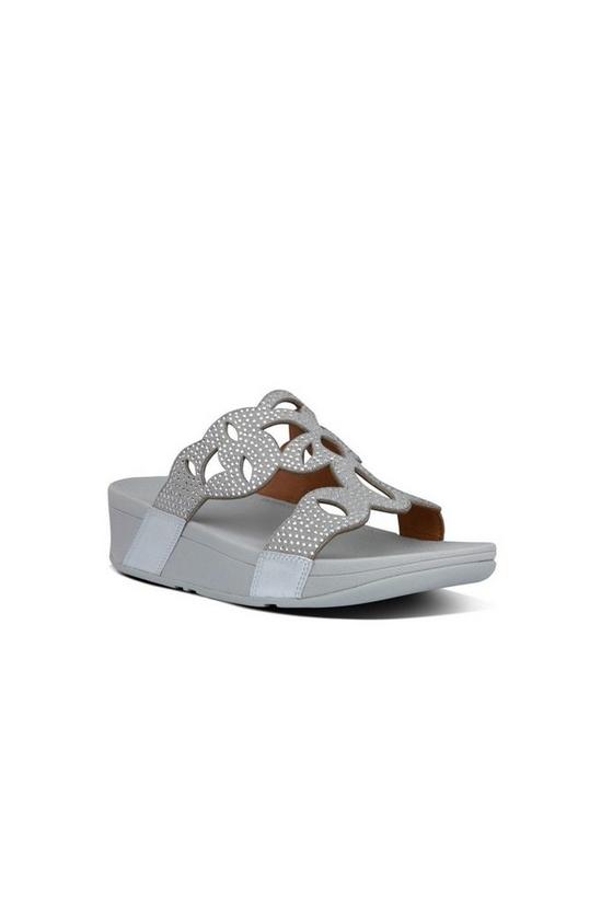 FitFlop 'Elora Crystal' Polyester/Leather Sandals 1