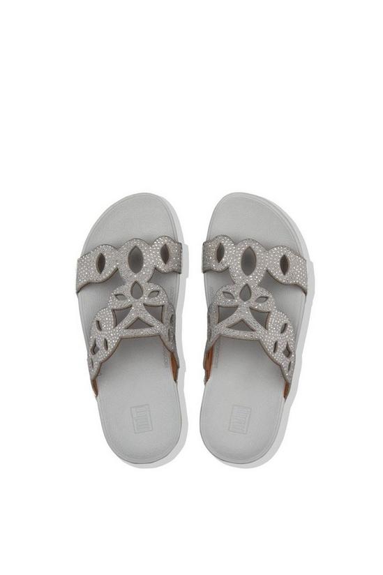 FitFlop 'Elora Crystal' Polyester/Leather Sandals 5