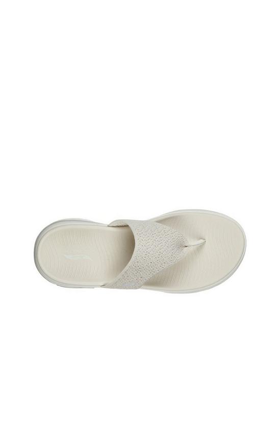 Skechers 'Go Walk Arch Fit Weekender' Polyester Toe Post Sandals 4