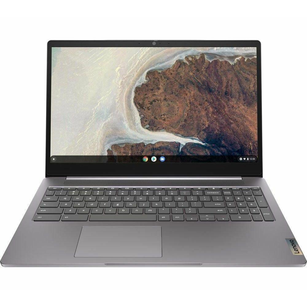 LENOVO IdeaPad 3i 15.6" Chromebook - Intel®Pentium, 128 GB eMMC, Grey, Silver/Grey