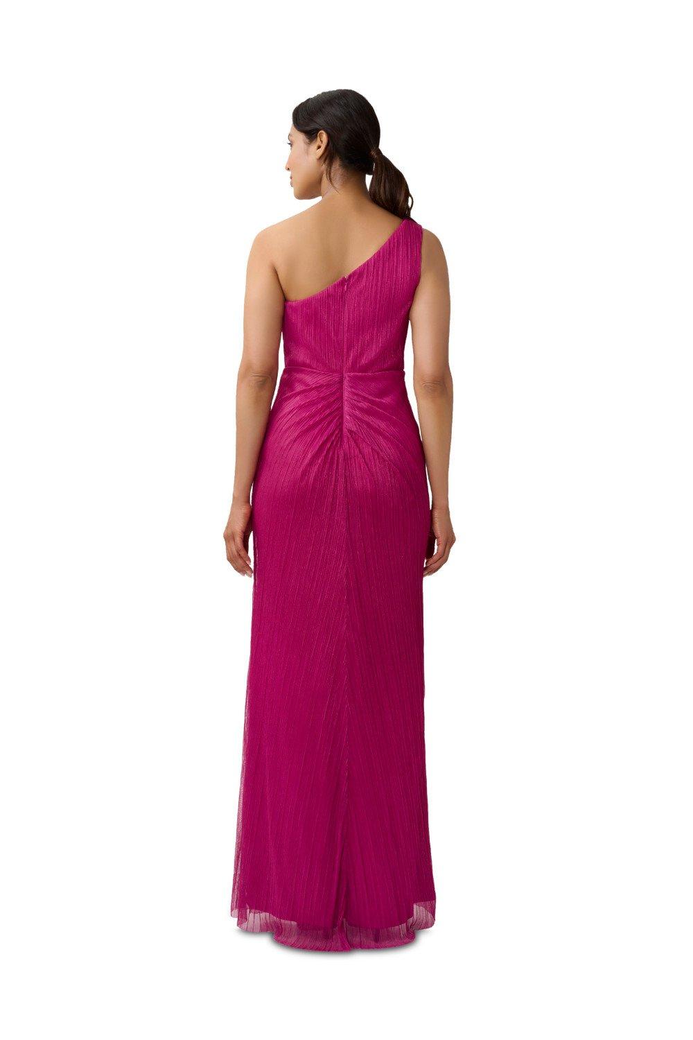 Stardust Pleated Draped Gown