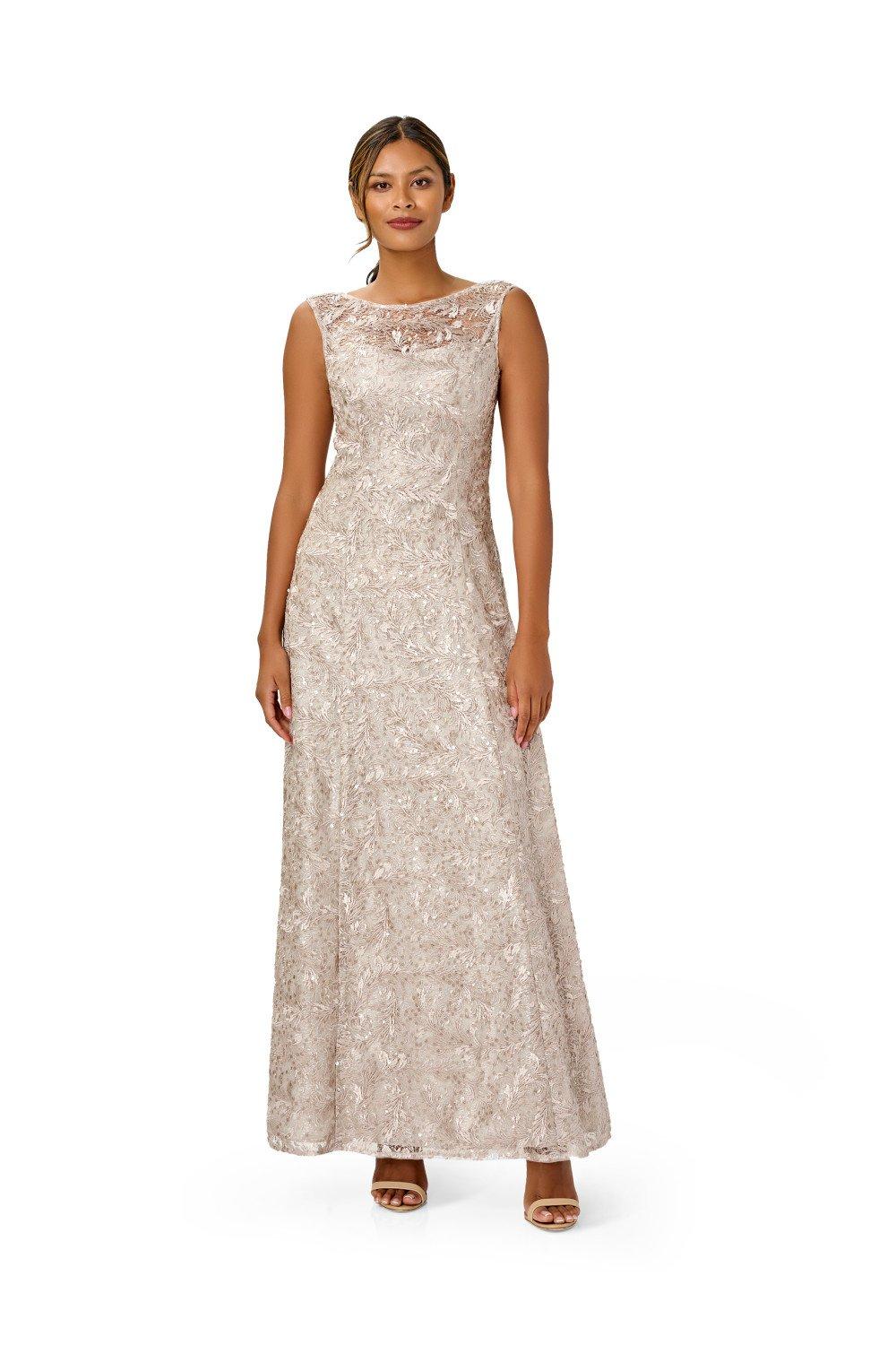 Sequin Lace Gown