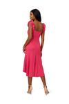 Adrianna Papell Satin Crepe High-Low Dress thumbnail 3