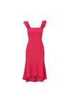 Adrianna Papell Satin Crepe High-Low Dress thumbnail 5