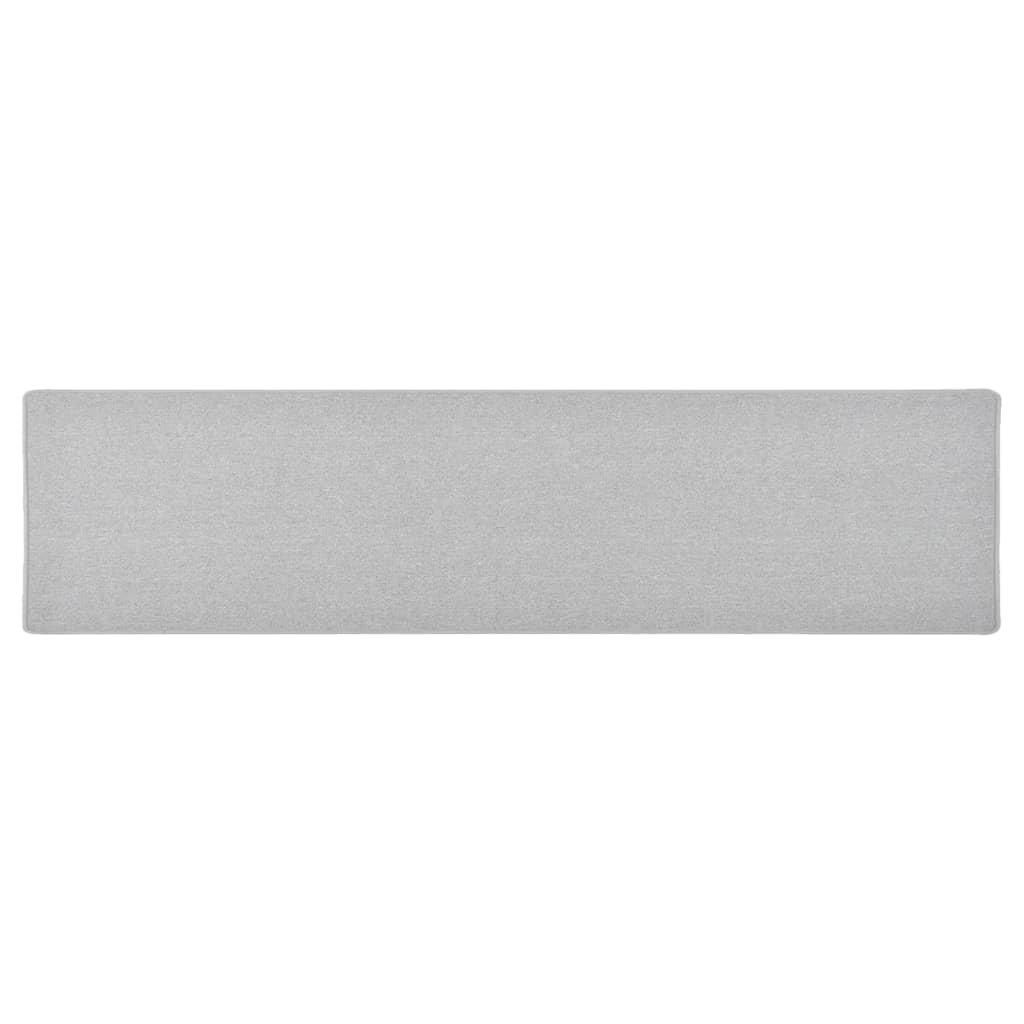 Carpet Runner Light Grey 50x200 cm