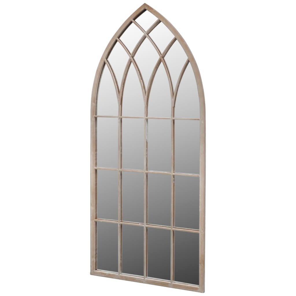 Gothic Arch Garden Mirror 50x115 cm for Indoor and Outdoor Use