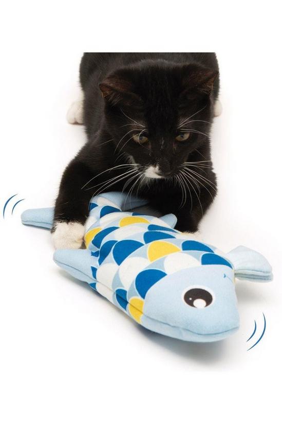 Catit Motion Activated Groovy Fish Dancing Cat Toy 4