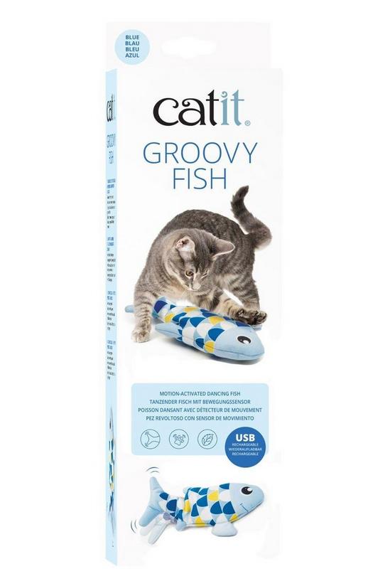 Catit Motion Activated Groovy Fish Dancing Cat Toy 5