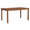 Berkfield Home Garden Table 150x90x74 cm Solid Acacia Wood thumbnail 1