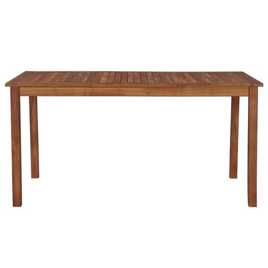 Berkfield Home Garden Table 150x90x74 cm Solid Acacia Wood 2