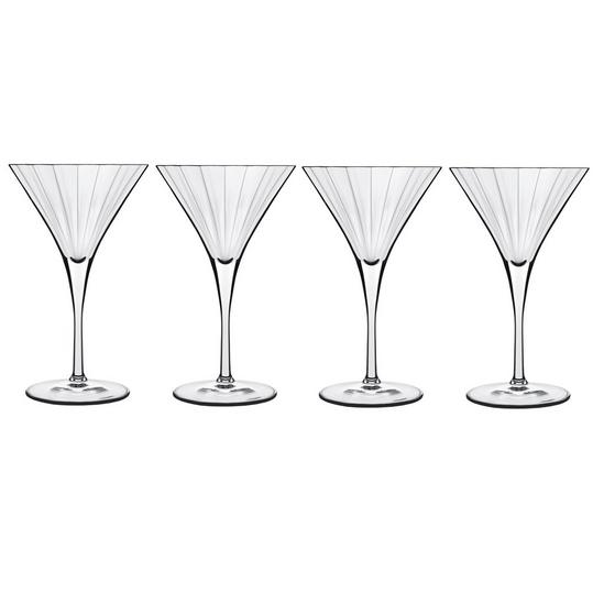 Luigi Bormioli Bach Martini Glasses Set of 4, Crystal, Break Resistant, Perfect For Espresso Martinis, Perfect as a Gift 1