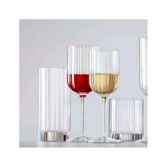 Luigi Bormioli Bach Large Red wine Glasses Set of 4, Crystal, Dishwasher Safe, Break Resistan, Perfect as a Gift 2