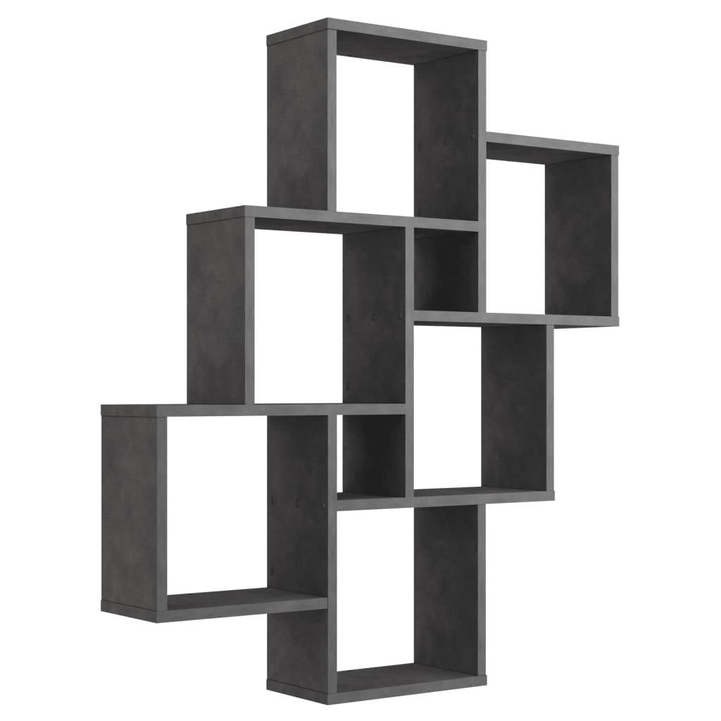 FMD Wall-mounted Shelf with 8 Compartments Matera
