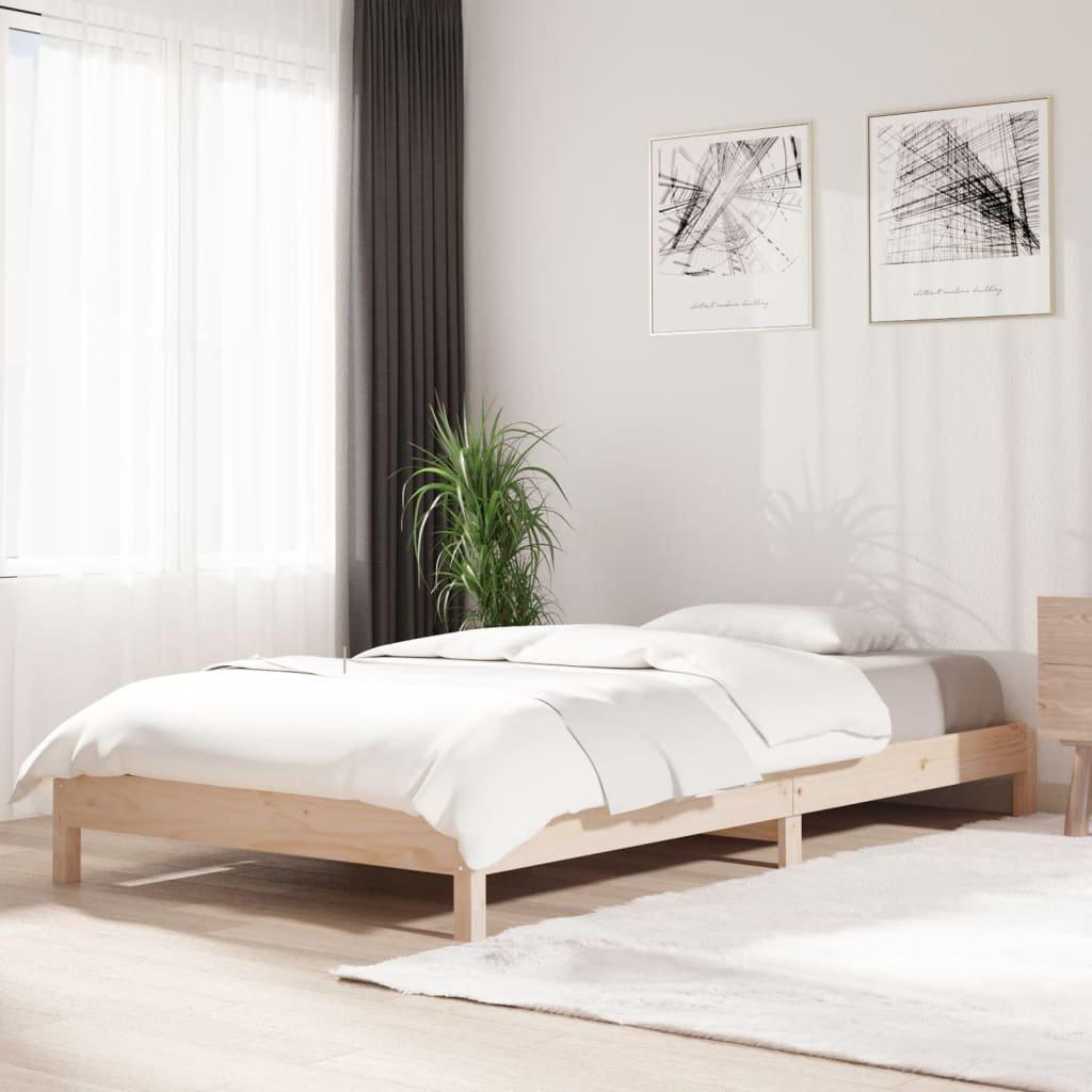 Stack Bed 90x190 cm Solid Wood Pine