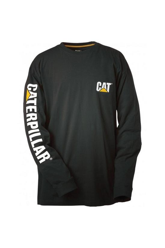 Caterpillar Trademark Banner L S Tee T-Shirts Tee Shirts 1