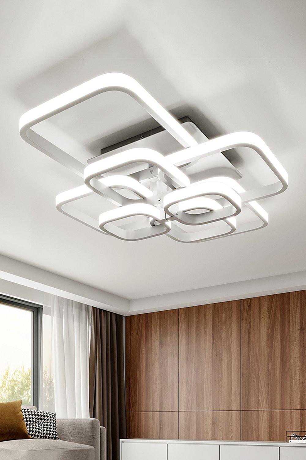 Contemporary LED Energy-efficient  Semi Flush Ceiling Light