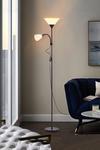 Living and Home Modern 2 Head Standing Floor Lamp thumbnail 3