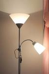 Living and Home Modern 2 Head Standing Floor Lamp thumbnail 5