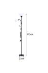 Living and Home Modern 2 Head Standing Floor Lamp thumbnail 6