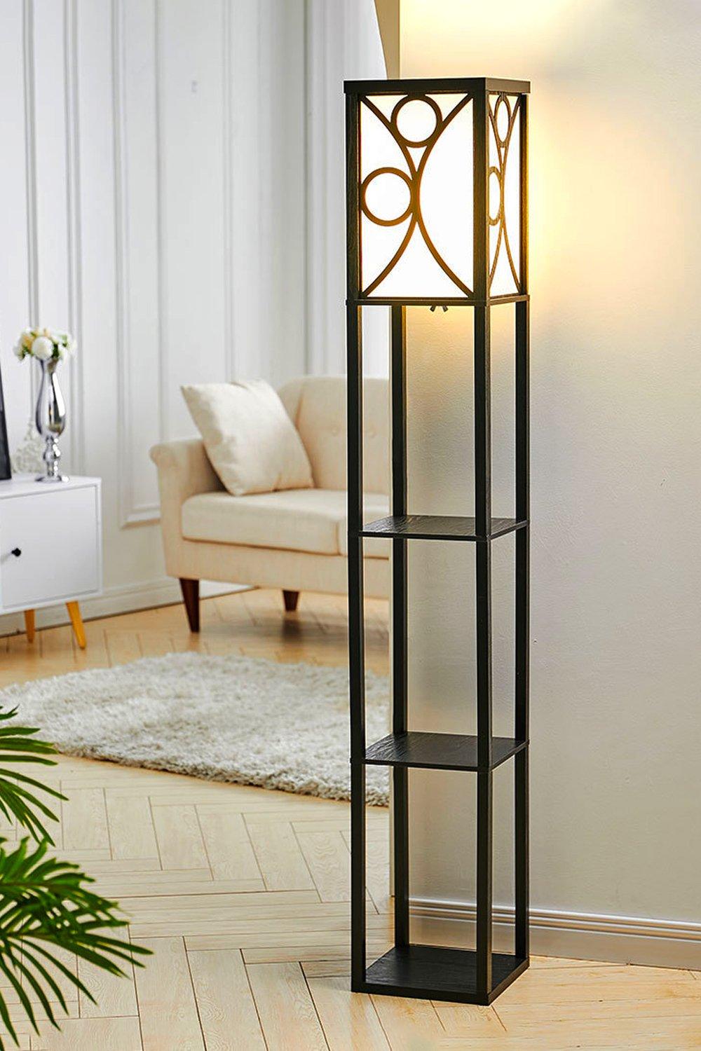 Floor Lamp  with Storage Shelf