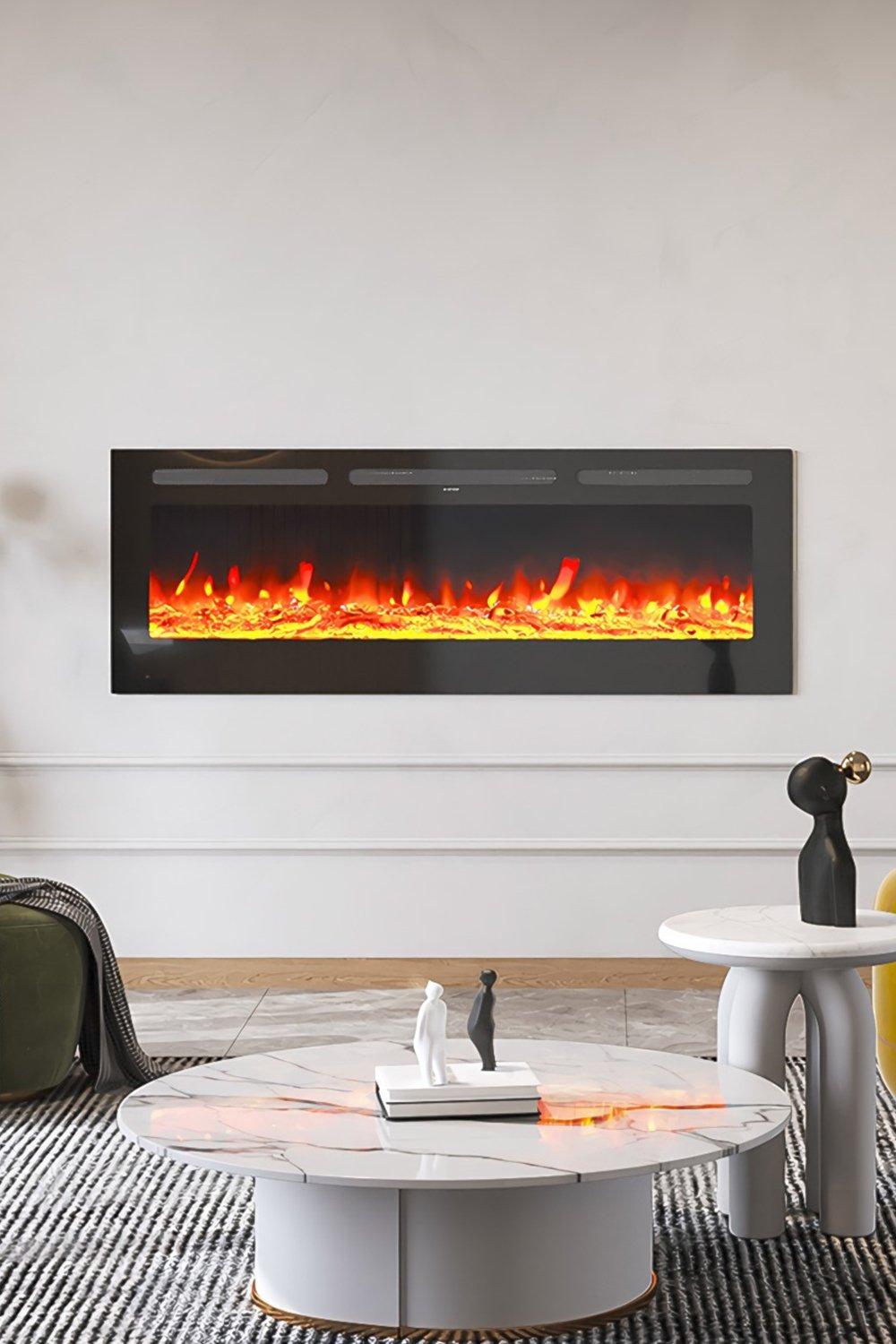 60 Inch Electric inset Fireplace