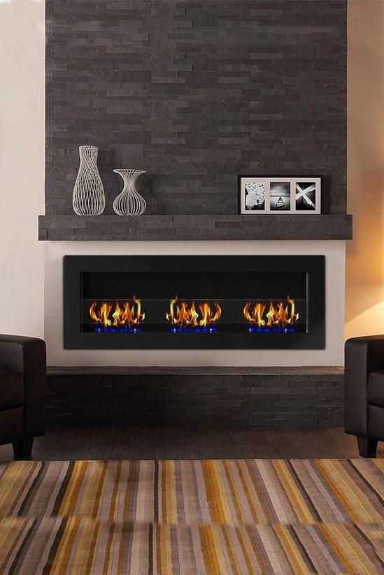 Living and Home 47 Inch Bio Ethanol Fireplace 1