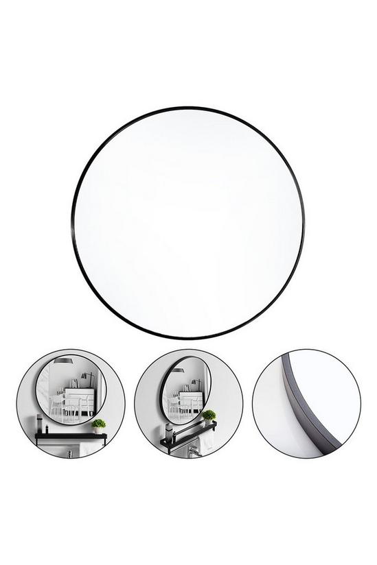 Living and Home 50CM Nordic Round Wall Mirror 3