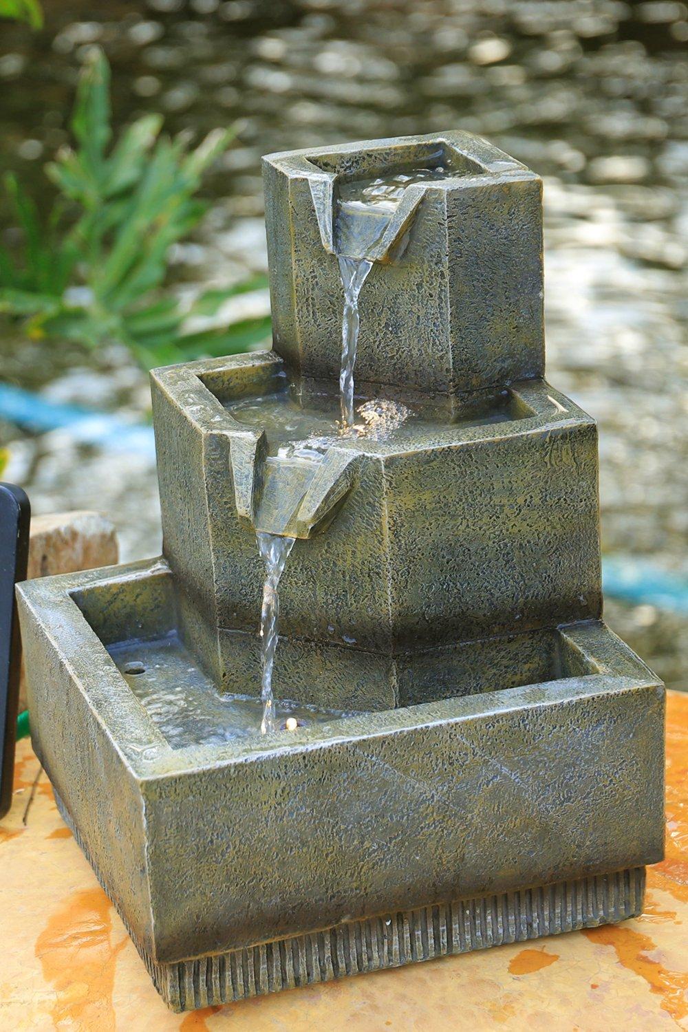 Multi-Tier Modern Garden Fountain
