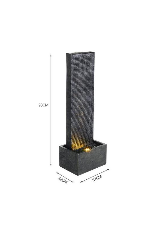 Living and Home Wall Standing Stone Fountain Water Feature Fountain 6