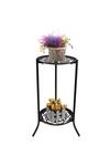 Living and Home Vintage 2 Tier Metal Plant Display Stand thumbnail 3